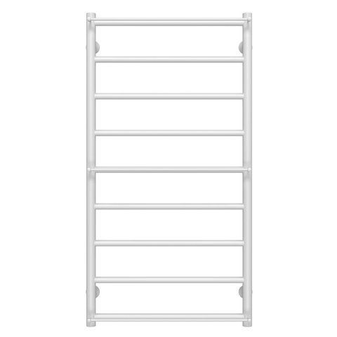 Рушникосушарка водяна Ladder П9 500х1000 Deffi нержавіюча сталь (Білий, Бокове праве підключення) C.LK.100.50.9.W.C фото