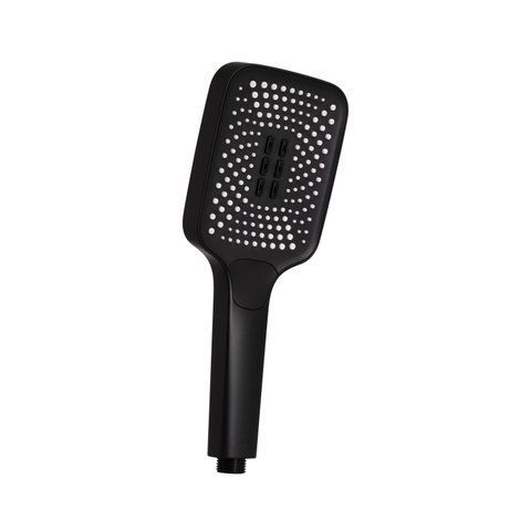Лійка для ручного душу Qtap Rucni 140x110 мм прямокутна QTRUC125BLM45955 Black Matt QTRUC125BLM45955 фото