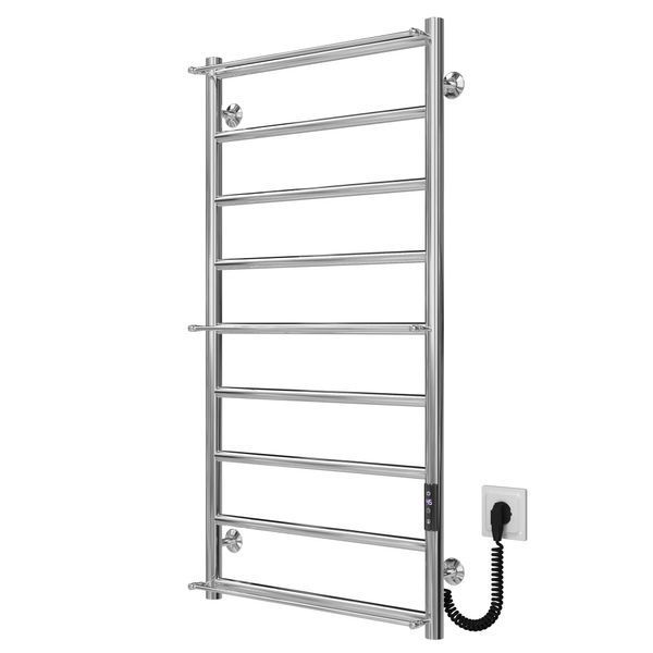 Рушникосушарка електрична Ladder П9 500х1000 Deffi нержавіюча сталь (Хром, JD03, Праве підключення) C.LK.100.50.9.E.C.R.1 фото