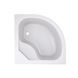 Душова кабіна Latwa SC80x80.SAT.HIGH.FR полукругла, скло Frost 4 мм + Душовий піддон KAPIELKA ST80x80x41, з панеллю Lidz LLSC8080SATHIGHFR2SET фото 9
