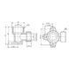 Кут обтискний настінний SD Forte 16х1/2" ВР SF179W1615 SF179W1615 фото 2