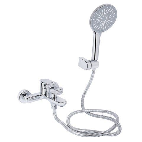 Змішувач для ванни Qtap Jay (з душовим гарнітуром) QTJAY259CRM45541 Chrome QTJAY259CRM45541 фото