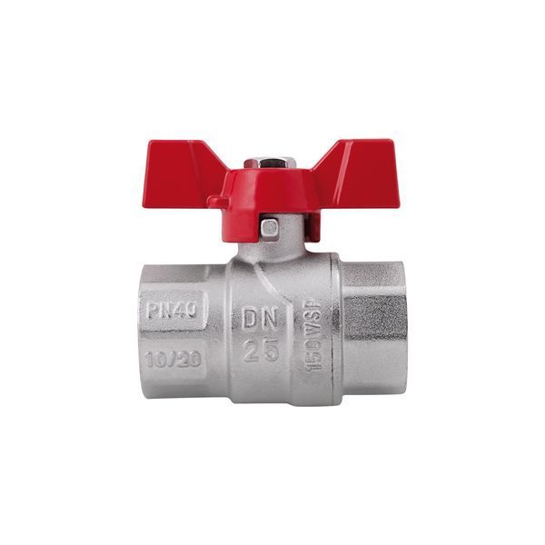 Кран кульовий SD Forte 1" ВР для води (метелик) SF602W25 SF602W25 фото