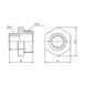 Ніпель редукційний SD Forte 3/8"х1/4" SF35996 SF35996 фото 2