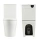Унітаз підлоговий Qtap Virgo Ultra Quiet безобідковий з сидінням Soft-close WHITE QT18226092AW QT18226092AW фото 5