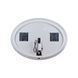Дзеркало Qtap Virgo 780х580 з LED-підсвічуванням Touch, димер, рег. яскравості QT18783502W QT18783502W фото 5