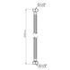 Гнучка підводка для води SD Forte ВВ 200 см SF391W200 SF391W200 фото 2