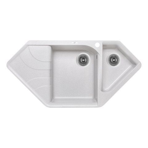 Кухонна мийка з додатковою чашею Lidz 1000x500/225 GRA-09 (LIDZGRA091000500225) LIDZGRA091000500225 фото