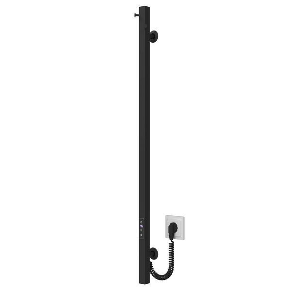 Рушникосушарка електрична Holly 30x1000 Deffi нержавіюча сталь (Чорний, JD04) C.MB.100.30.E.B.U.2 фото