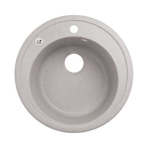 Кухонна мийка Lidz D510/200 GRA-09 (LIDZGRA09D510200) LIDZGRA09D510200 фото