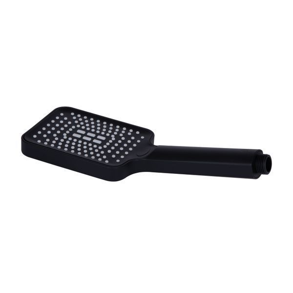 Лійка для ручного душу Qtap Rucni 245x95 мм прямокутна QTRUC125BLM45780 Black Matt QTRUC125BLM45780 фото