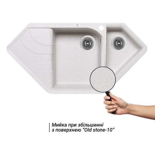 Кухонна мийка з додатковою чашею Lidz 1000x500/225 STO-10 (LIDZSTO101000500225) LIDZSTO101000500225 фото