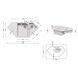 Кухонна мийка з додатковою чашею Lidz 1000x500/225 STO-10 (LIDZSTO101000500225) LIDZSTO101000500225 фото 2