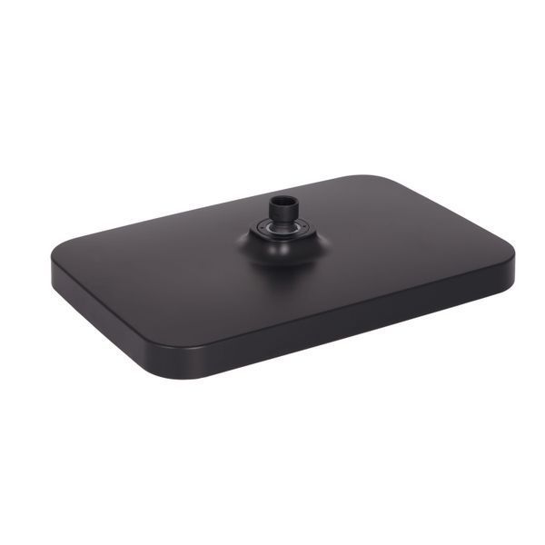 Лійка для верхнього душу Qtap Hlavova 330x220 мм прямокутна QTHLA107BLM45945 Black Matt QTHLA107BLM45945 фото