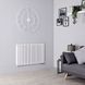 Горизонтальний дизайнерський радіатор Aurora Double White 500/1020 RR-UT5001020DW фото 5