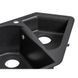 Кухонна мийка з додатковою чашею Lidz 1000x500/225 GRF-13 (LIDZGRF131000500225) LIDZGRF131000500225 фото 6