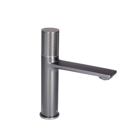 Змішувач для раковини Qtap Brno з прогресивним картриджем 1067103K Gunmetal Black PVD QTBRN1067103K фото