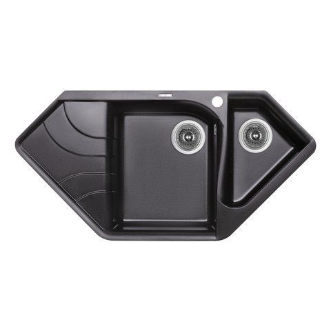 Кухонна мийка з додатковою чашею Lidz 1000x500/225 BLM-14 (LIDZBLM141000500225) LIDZBLM141000500225 фото