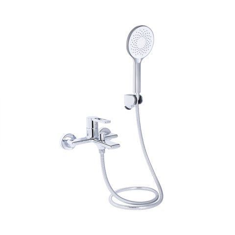 Змішувач для ванни Qtap Taurus (з душовим гарнітуром) QTTAU259CRM45661 Chrome QTTAU259CRM45661 фото