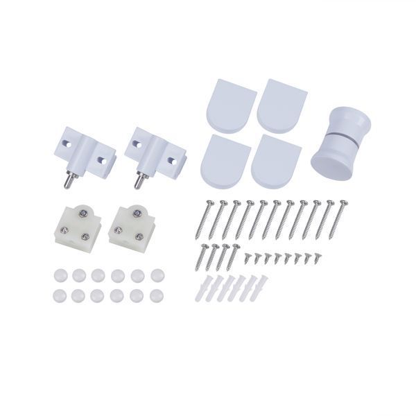 Душові двері в нішу Qtap Pisces WHI208-9.CP5 79-92х185 см, скло Pattern 5 мм PISWHI2089CP5 фото
