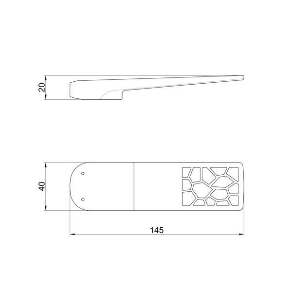 Ручка для змішувача Qtap Vlasta QTVLA9928102B Chrome/Black QTVLA9928102B фото