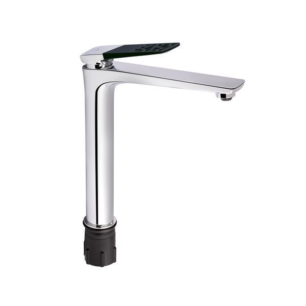 Ручка для змішувача Qtap Vlasta QTVLA9928102B Chrome/Black QTVLA9928102B фото