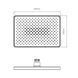 Лійка для верхнього душу Qtap Hlavova 280x190 мм прямокутна QTHLA107BLM45947 Black Matt QTHLA107BLM45947 фото 2