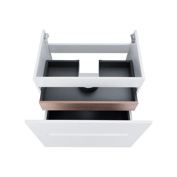 Тумба підвісна Qtap Virgo 700х580х437 White/Whitish oak QT1874TPА701W QT1874TPА701WWO фото