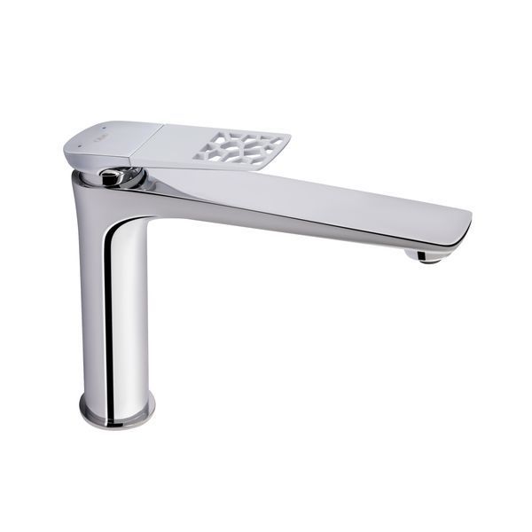 Ручка для змішувача Qtap Vlasta QTVLA9928102W Chrome/White QTVLA9928102W фото