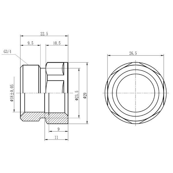 Муфта обтискна SD Forte 20х1/2" В SF171W2015 SF171W2015 фото