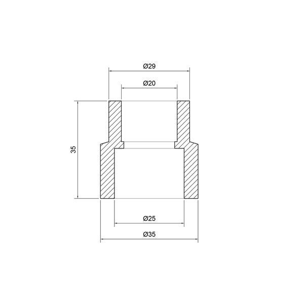 Муфта PPR Thermo Alliance 25х20 DSB101 фото
