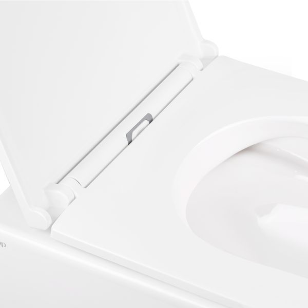 Унітаз підвісний Qtap Robin безобідковий з сідінням Soft-close QT1333046ENRW QT1333046ENRW фото