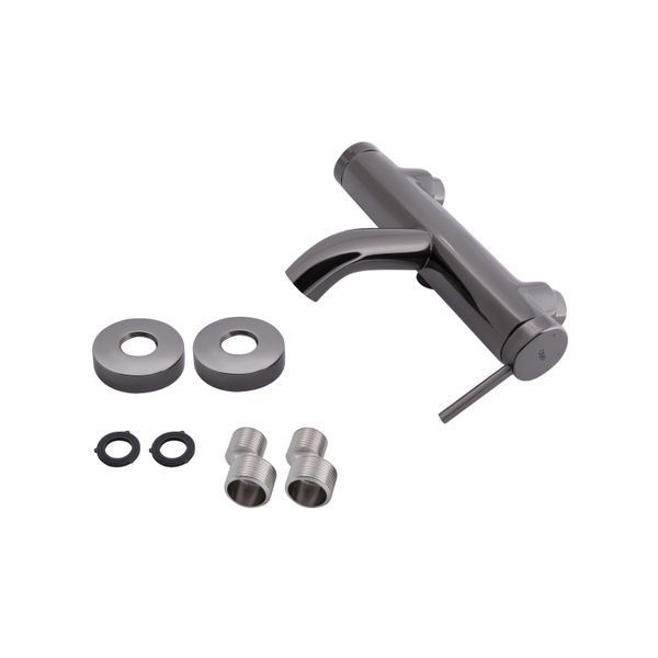 Змішувач для ванни Qtap Robin QTROB3060102K Black Chrome QTROB3060102K фото