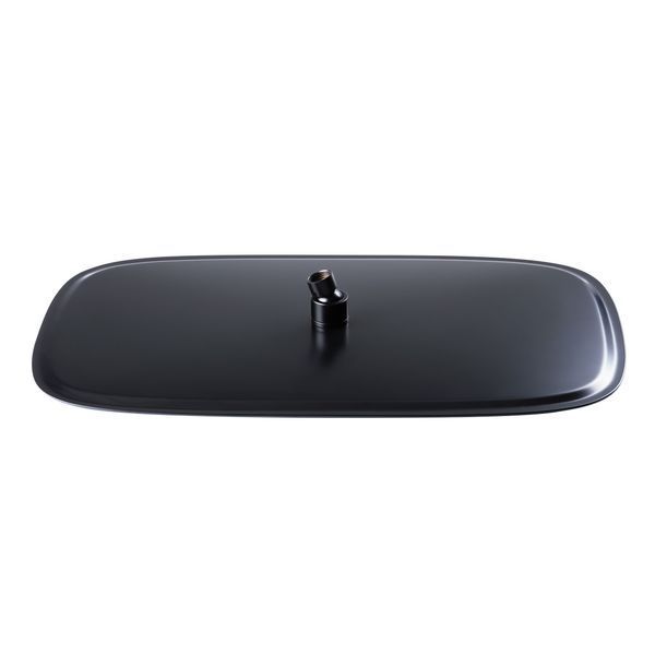 Лійка для верхнього душу Qtap Hlavova 500х300 мм прямокутна QTHLAS500N1ZBB Black Matt QTHLAS500N1ZBB фото