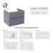 Тумба підвісна Qtap Scorpio 810х585х460 Graphite QT1474TPВ802G QT1474TPВ802G фото 10