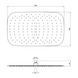 Лійка для верхнього душу Qtap Hlavova 500х300 мм прямокутна QTHLAS500N1ZBB Black Matt QTHLAS500N1ZBB фото 2