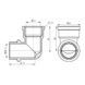 Кут SD Forte 3/4" ВЗ хром SF372H20 SF372H20 фото 2