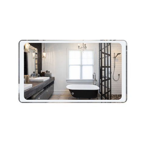 Дзеркало Qtap Leo 1200х700 з LED-підсвічуванням Touch, димер, рег. яскравості QT1178141870120W QT1178141870120W фото
