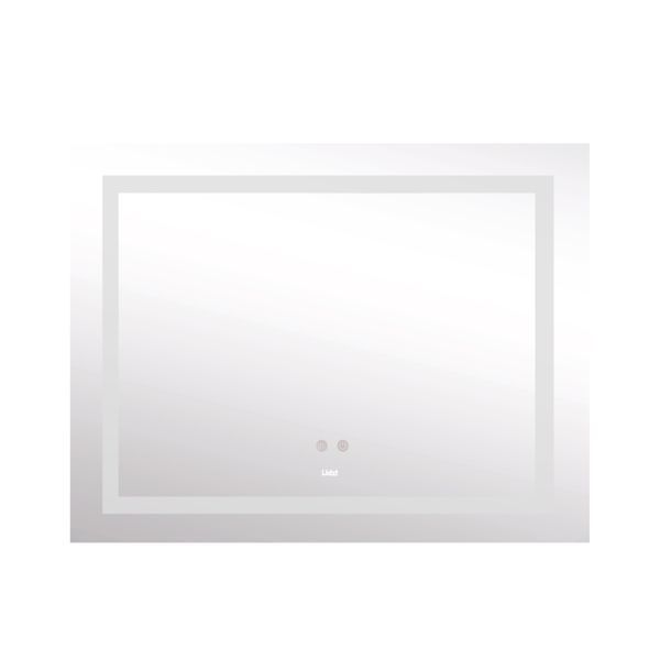 Дзеркало Lidz Kubis 1000х800 з LED-підсвічуванням Touch, з антизапотіванням, з димером, рег. яскравості LD78LF61410080 LD78LF61410080 фото