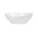 Комплект Qtap Dove: Раковина накладна овальна 410x335x145 мм White + Донний клапан PU02 QT06113078WN47308 фото 3