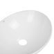 Комплект Qtap Dove: Раковина накладна овальна 410x335x145 мм White + Донний клапан PU02 QT06113078WN47308 фото 5