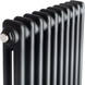 Вертикальний дизайнерський радіатор Claudia 2 2000x470 Black RR-CL02-2000470B фото 3