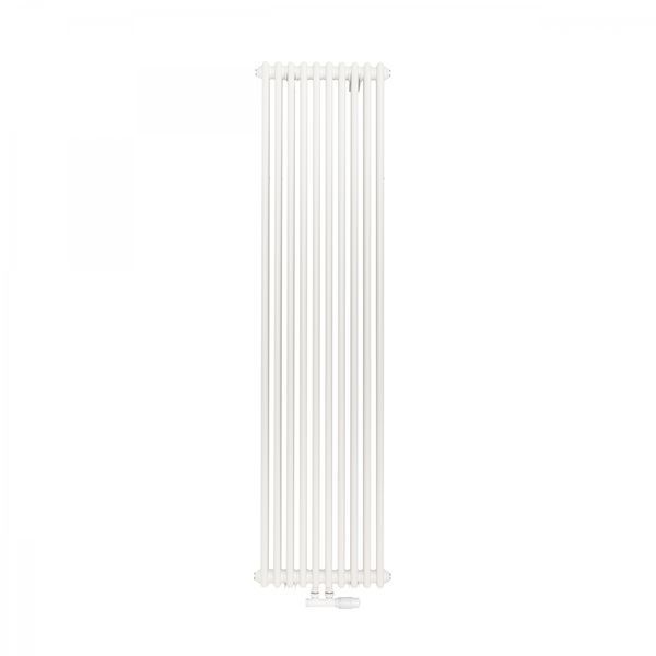 Вертикальний дизайнерський радіатор Claudia 2 2000&times;470 White RR-CL02-2000470W фото