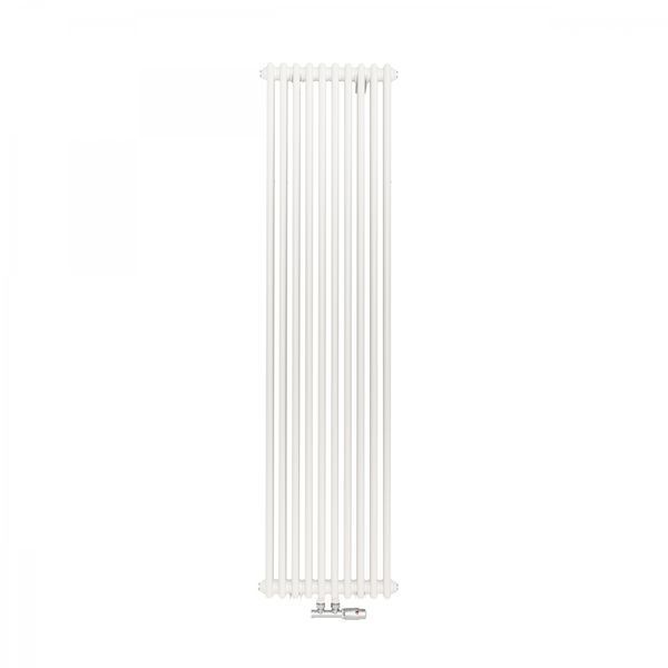 Вертикальний дизайнерський радіатор Claudia 2 2000&times;470 White RR-CL02-2000470W фото
