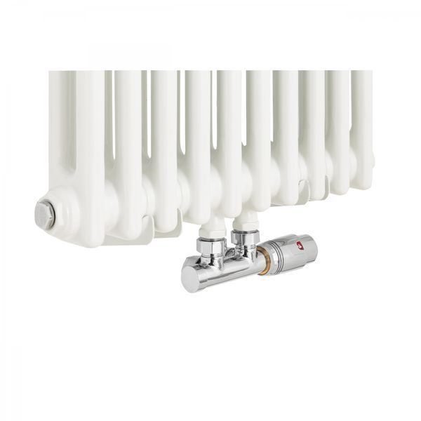 Вертикальний дизайнерський радіатор Claudia 2 2000&times;470 White RR-CL02-2000470W фото