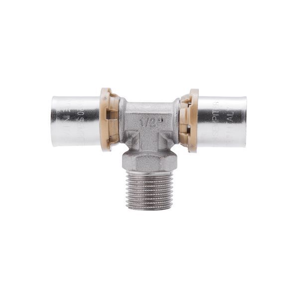 Трійник прес Icma 20х1/2"х20 ЗР №407 81407ADBQ06 фото