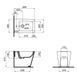 Біде підлогове Qtap Crow 545х360х410 White QT05443370W QT05443370W фото 2