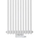 Вертикальний дизайнерський радіатор Claudia 2 2000&times;470 White RR-CL02-2000470W фото 5