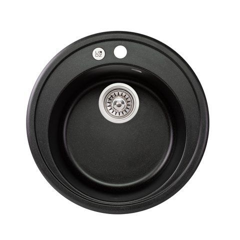 Кухонна мийка Lidz D510/200 BLM-14 (LIDZBLM14D510200) LIDZBLM14D510200 фото