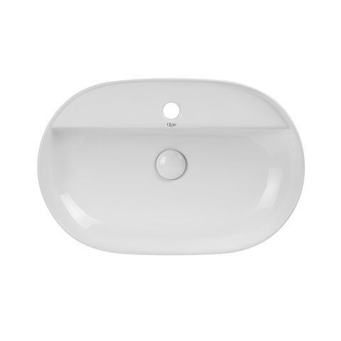 Раковина Qtap Scorpio 610x400x120 White з донним клапаном QT14112203W QT14112203W фото